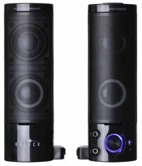Колонки Оклик OK-150 HW2 2.0 черный 4Вт от магазина РЭССИ