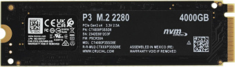 Накопитель SSD Crucial PCIe 3.0 x4 4TB CT4000P3SSD8 P3 M.2 2280 от магазина РЭССИ