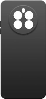 Чехол (клип-кейс) BoraSCO для Realme 12+ 5G Silicone Case черный (73328) от магазина РЭССИ