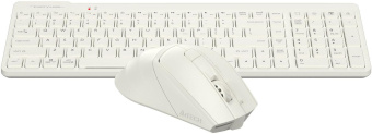 Клавиатура + мышь A4Tech Fstyler FG2400 Air клав:бежевый мышь:бежевый USB беспроводная slim (FG2400 AIR BEIGE) от магазина РЭССИ