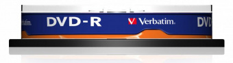 Диск DVD-R Verbatim 4.7Gb 16x Cake Box (10шт) (43523) от магазина РЭССИ