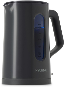 Чайник электрический Hyundai HYK-G4508 1.5л. 1700Вт серый/прозрачный корпус: стекло от магазина РЭССИ