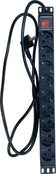 Блок распределения питания NTSS NTSS-PDU-DA2036 гор.размещ. 9xSchuko базовые 16A Schuko 2м от магазина РЭССИ
