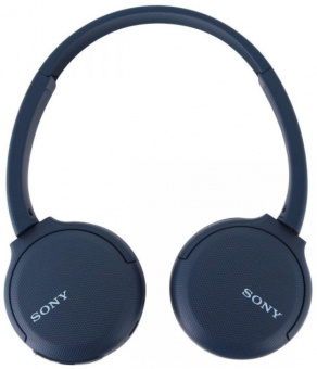 Гарнитура накладные Sony WH-CH510 синий беспроводные bluetooth оголовье (WH-CH510L) от магазина РЭССИ