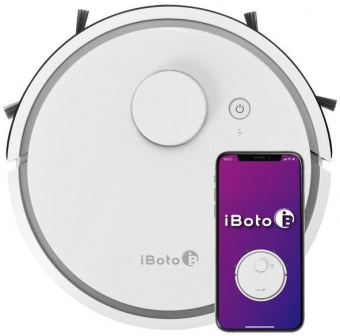 Пылесос-робот iBoto Smart L920W Aqua 30Вт белый/черный от магазина РЭССИ