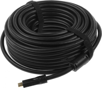 Кабель аудио-видео Ningbo HDMI (m)/HDMI (m) 20м. позолоч.конт. черный от магазина РЭССИ