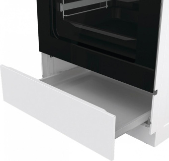 Плита Комбинированная Gorenje GKS6C71WF белый (металлическая крышка) реш.чугун от магазина РЭССИ