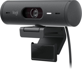 Камера Web Logitech HD Webcam Brio 500 черный 4Mpix (1920x1080) USB Type-C с микрофоном (960-001424) от магазина РЭССИ