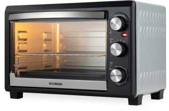 Мини-печь Hyundai MIO-HY073 26л. 1500Вт серебристый/черный от магазина РЭССИ