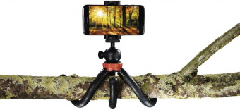 Штатив Hama FlexPro универсальный красный/черный алюминиевый сплав (348гр.) от магазина РЭССИ