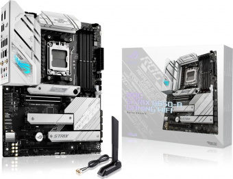 Материнская плата Asus ROG STRIX B650-A GAMING WIFI SocketAM5 AMD B650 4xDDR5 ATX AC`97 8ch(7.1) 2.5Gg RAID+HDMI+DP от магазина РЭССИ