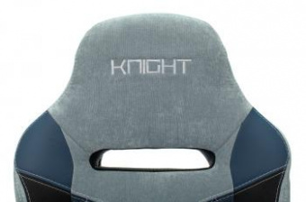 Кресло игровое Zombie VIKING 6 KNIGHT Fabric голубой с подголов. крестов. металл от магазина РЭССИ