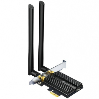 Сетевой адаптер WiFi + Bluetooth TP-Link Archer TX50E AX3000 PCI Express (ант.внеш.несъем.) 2ант. от магазина РЭССИ