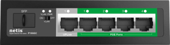 Коммутатор Netis P106GC (L2) 5x1Гбит/с 1SFP 4PoE 60W неуправляемый от магазина РЭССИ