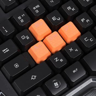 Клавиатура A4Tech Bloody B314 черный USB Multimedia for gamer LED (подставка для запястий) от магазина РЭССИ