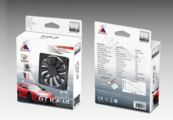 Вентилятор Glacialtech GT ICE 14 140x140mm 3-pin 4-pin (Molex)23dB 161gr Ret от магазина РЭССИ