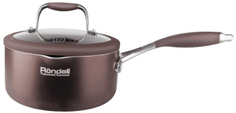 Ковш Rondell Mocaccino Profession RDA-928 1.1л. d=16см (с крышкой) коричневый от магазина РЭССИ