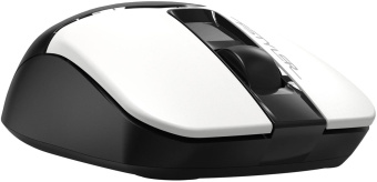 Мышь A4Tech Fstyler FB12S черный/белый оптическая (1200dpi) silent беспроводная BT/Radio USB (3but) от магазина РЭССИ