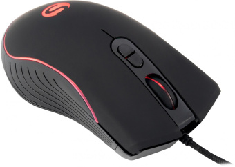 Мышь SunWind SW-M710G черный оптическая (3200dpi) USB для ноутбука (7but) от магазина РЭССИ