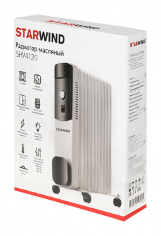 Радиатор масляный Starwind SHV4120 2500Вт белый/черный от магазина РЭССИ