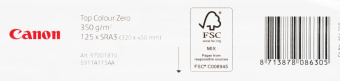 Бумага Canon Top Colour Zero 5911A115 SRA3/350г/м2/125л./белый CIE161% для лазерной печати от магазина РЭССИ