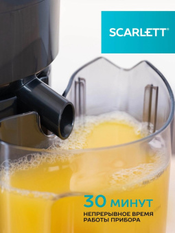 Соковыжималка центробежная Scarlett SC-JE50P02 1400Вт рез.сок.:1000мл. черный от магазина РЭССИ