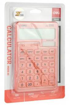 Калькулятор настольный Deli Touch EM01541 красный 12-разр. от магазина РЭССИ