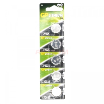 Батарейка CR2025 GP Lithium 3V (5 шт. в блистере) от магазина РЭССИ