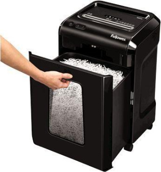 Шредер Fellowes PowerShred 92Cs (секр.P-4) фрагменты 18лист. 25лтр. скрепки скобы пл.карты CD от магазина РЭССИ