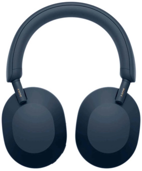 Гарнитура мониторные Sony WH-1000XM5 1.2м синий беспроводные bluetooth оголовье (WH-1000XM5/L) от магазина РЭССИ