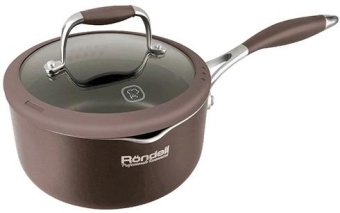 Ковш Rondell Mocaccino Profession RDA-928 1.1л. d=16см (с крышкой) коричневый от магазина РЭССИ