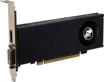 Видеокарта PowerColor PCI-E AXRX 550 4GBD5-HLE AMD Radeon RX 550 4Gb 128bit GDDR5 1071/6000 DVIx1 HDMIx1 HDCP Ret low profile от магазина РЭССИ