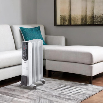 Радиатор масляный Centek CT-6201 2000Вт белый от магазина РЭССИ