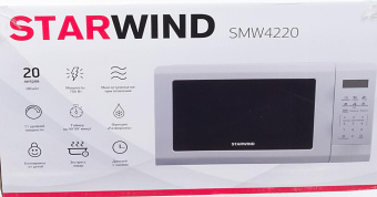 Микроволновая Печь Starwind SMW4220 20л. 700Вт белый от магазина РЭССИ