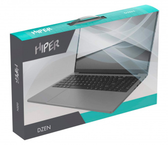 Ноутбук Hiper DZEN MTL1569 Core i5 1135G7 8Gb SSD256Gb Intel Iris Xe graphics 15.6" IPS FHD (1920x1080) Free DOS grey WiFi BT Cam 5700mAh (46XJDOSU) от магазина РЭССИ