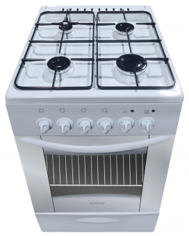 Плита Комбинированная Starwind SRGE521 белый (стеклянная крышка) реш.сталь от магазина РЭССИ