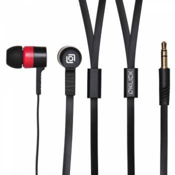 Наушники вкладыши Оклик HP-S-220 1.1м черный/красный проводные в ушной раковине (D2-1B/R) от магазина РЭССИ