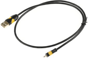 Кабель 2A Smooth connector USB (m)-micro USB (m) 0.75м черный от магазина РЭССИ