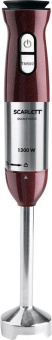 Блендер погружной Scarlett SC-HB42F54 1300Вт бордовый/стальной от магазина РЭССИ