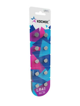 Батарейка G3 (L736/LR41/192/392) 1.5V блистер 10 шт от магазина РЭССИ
