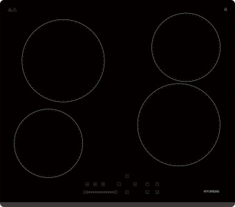 Варочная поверхность Hyundai HHE 6451 BG черный от магазина РЭССИ