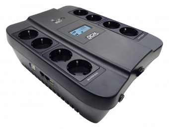 Источник бесперебойного питания Powercom Spider SPD-1100U LCD USB 605Вт 1100ВА черный от магазина РЭССИ