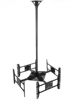 Кронштейн для телевизора Onkron CPRO2L-4 черный 32"-55" макс.154кг потолочный поворот и наклон от магазина РЭССИ