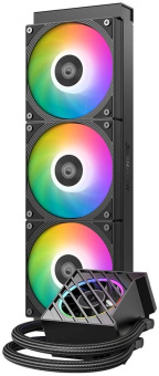 Система водяного охлаждения ID-Cooling Dashflow 360 XT Pro ARGB Soc-AM5/AM4/1200/1700/1851 черный 4-pin 16-34dB Al+Cu 350W Ret от магазина РЭССИ