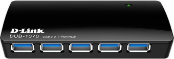 Разветвитель USB 3.0 D-Link DUB-1370/B2A 7порт. черный от магазина РЭССИ