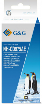 Картридж струйный G&G NH-CD975AE черный (56.6мл) для HP Officejet 6000/6000Wireless/6500/6500Wireless от магазина РЭССИ