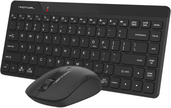 Клавиатура + мышь A4Tech Fstyler FG2200 Air2 клав:черный мышь:черный USB беспроводная slim (FG2200 AIR2 BLACK) от магазина РЭССИ