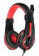 Наушники с микрофоном Оклик HS-L200 черный/красный 2.2м накладные оголовье (359484) от магазина РЭССИ