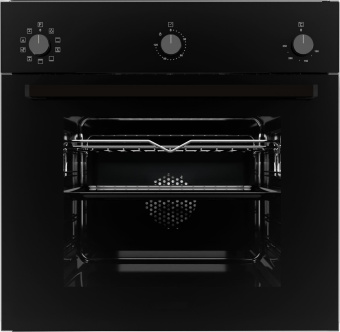 Духовой шкаф Электрический Hyundai 6009.03 BG черное стекло от магазина РЭССИ