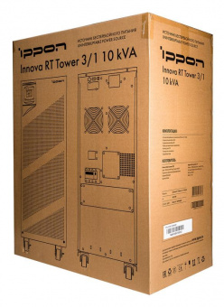 Источник бесперебойного питания Ippon Innova RT 10K Tower 3/1 9000Вт 10000ВА черный от магазина РЭССИ